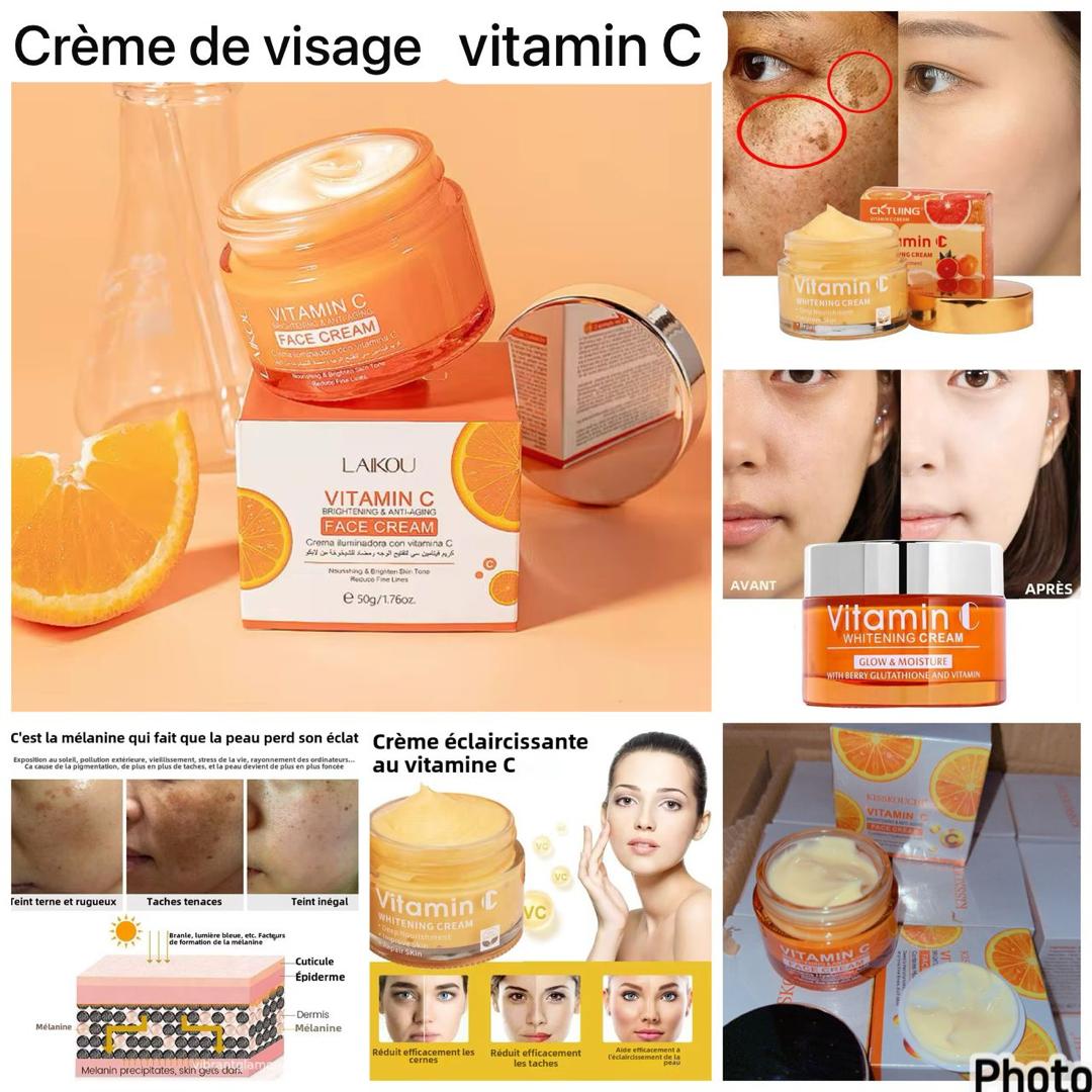 Crème de visage vitamine C