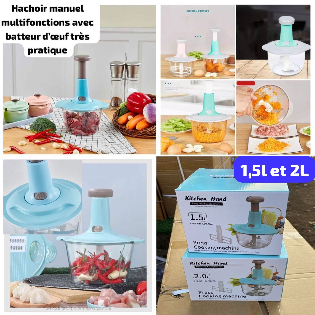 Hachoir manuel 2L