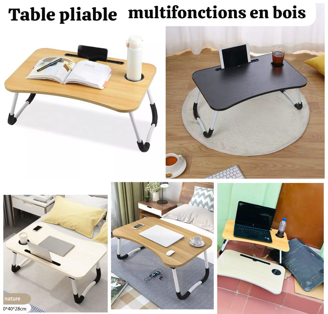 Table pliable multifonctions