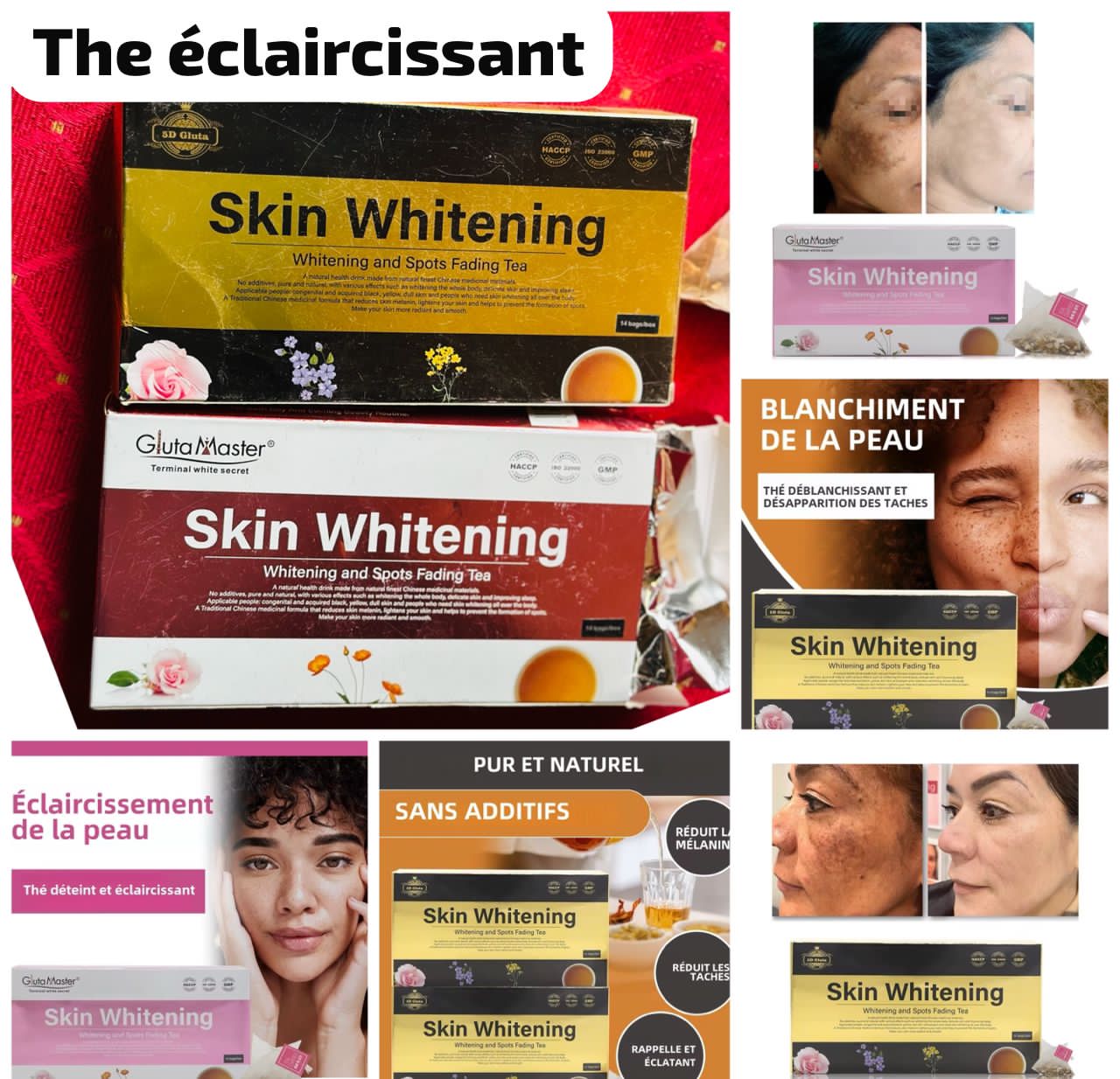 Crème éclaircissante sans additif