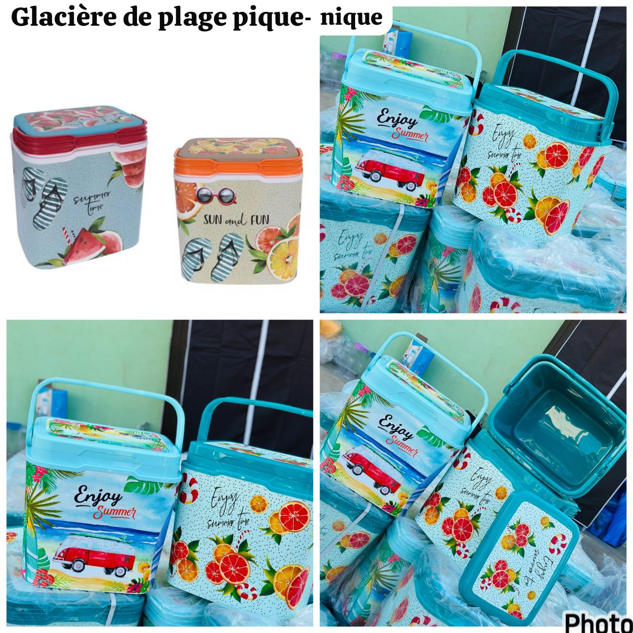 Glacière de plage