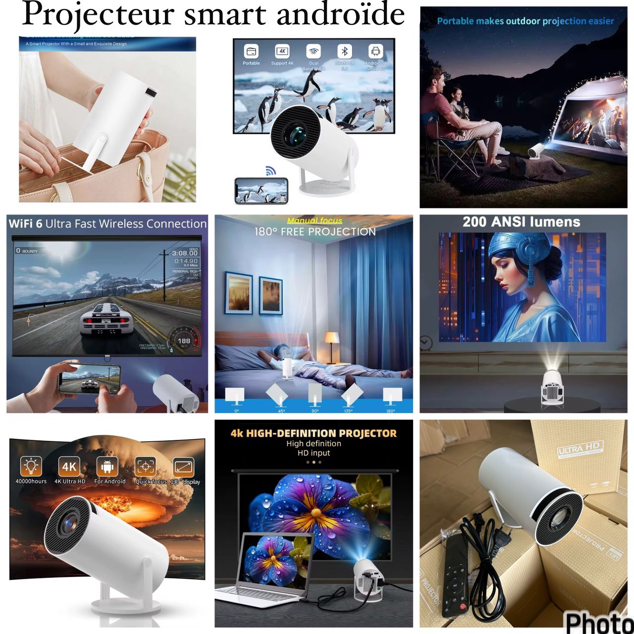 Projeteur smart Android