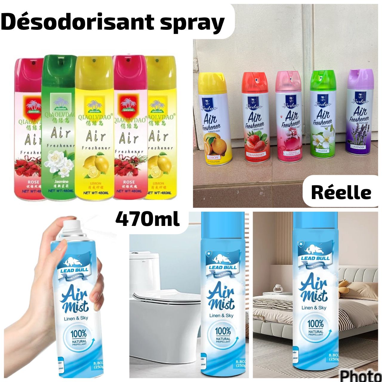 Désodorisants 470ml