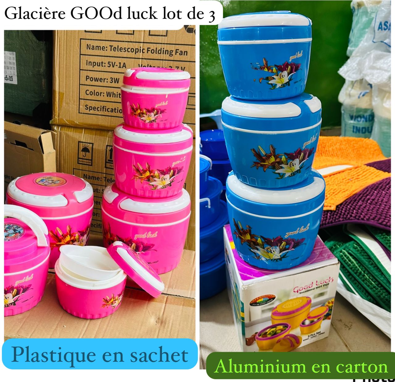 Glacière Good Luck  intérieur en plastique