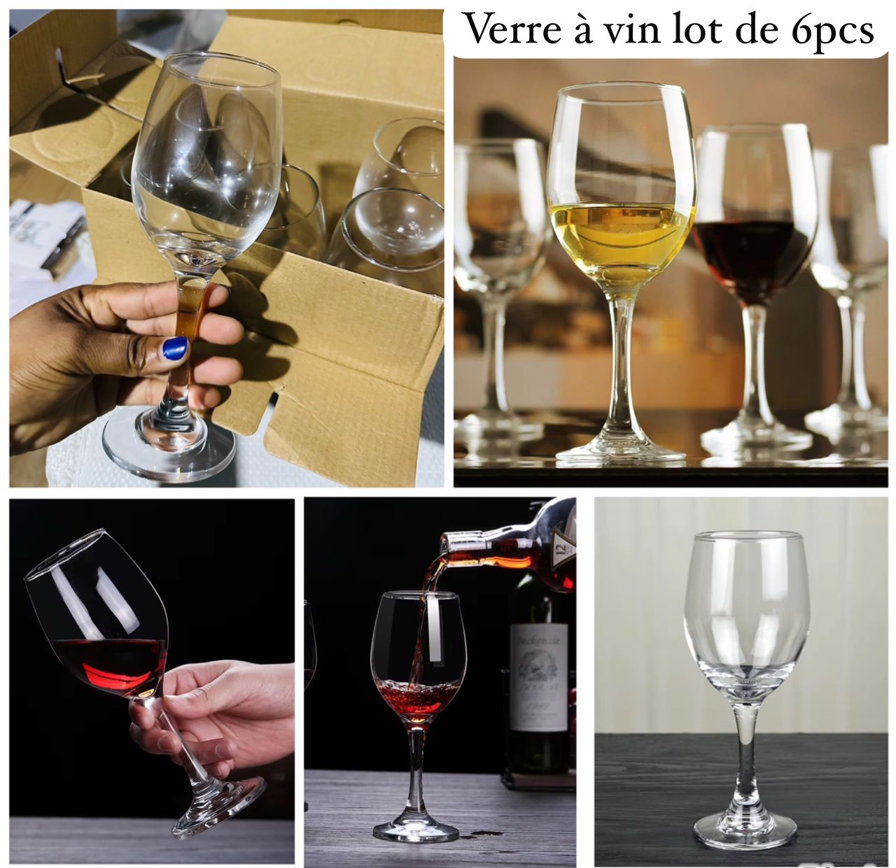 Verre à Whisky lot de 6 pcs