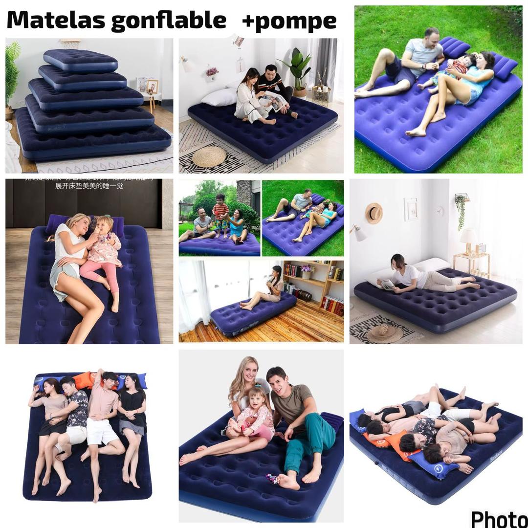 Matelas gonflable+pompe