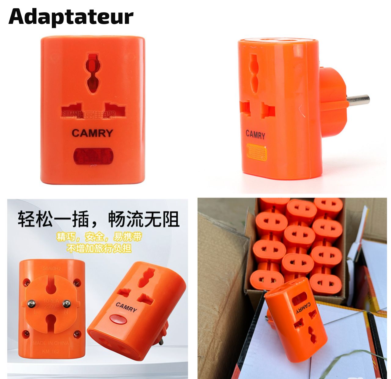 Adaptateur pour prise