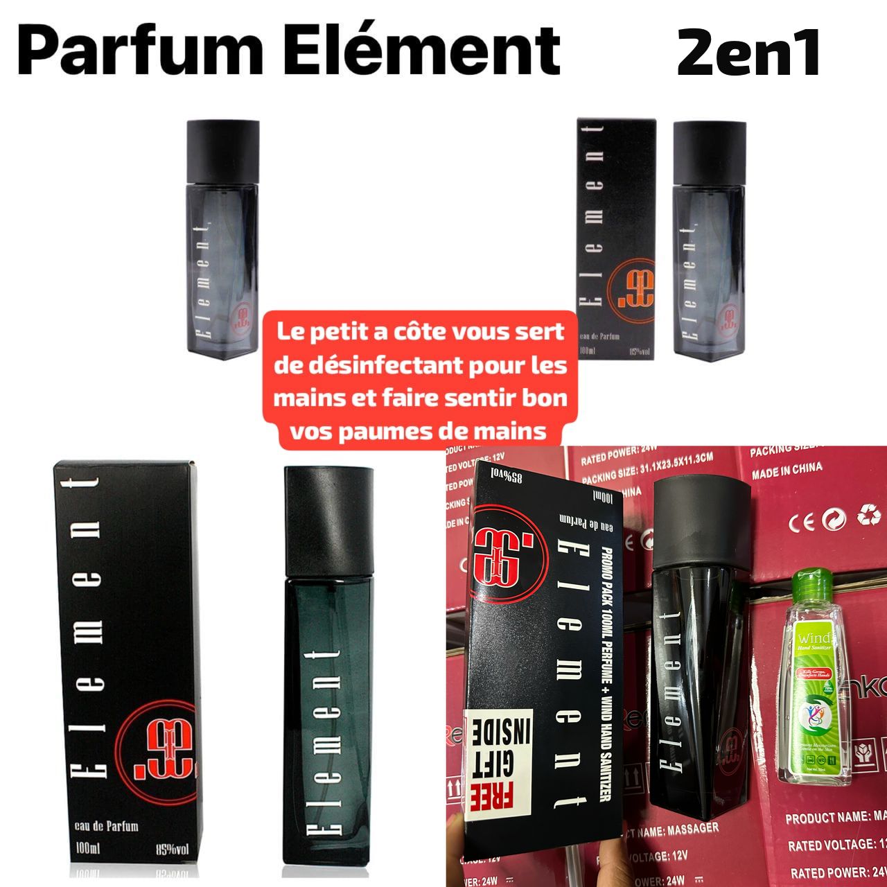 Parfum Élément 2en1 de 100ml