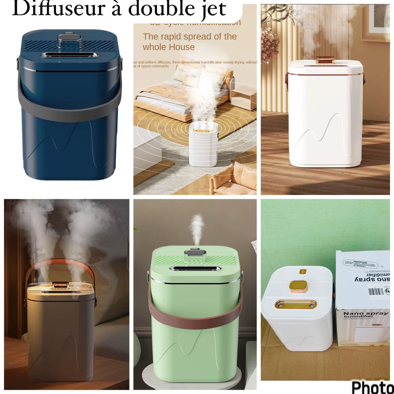 Diffuseur à double jet