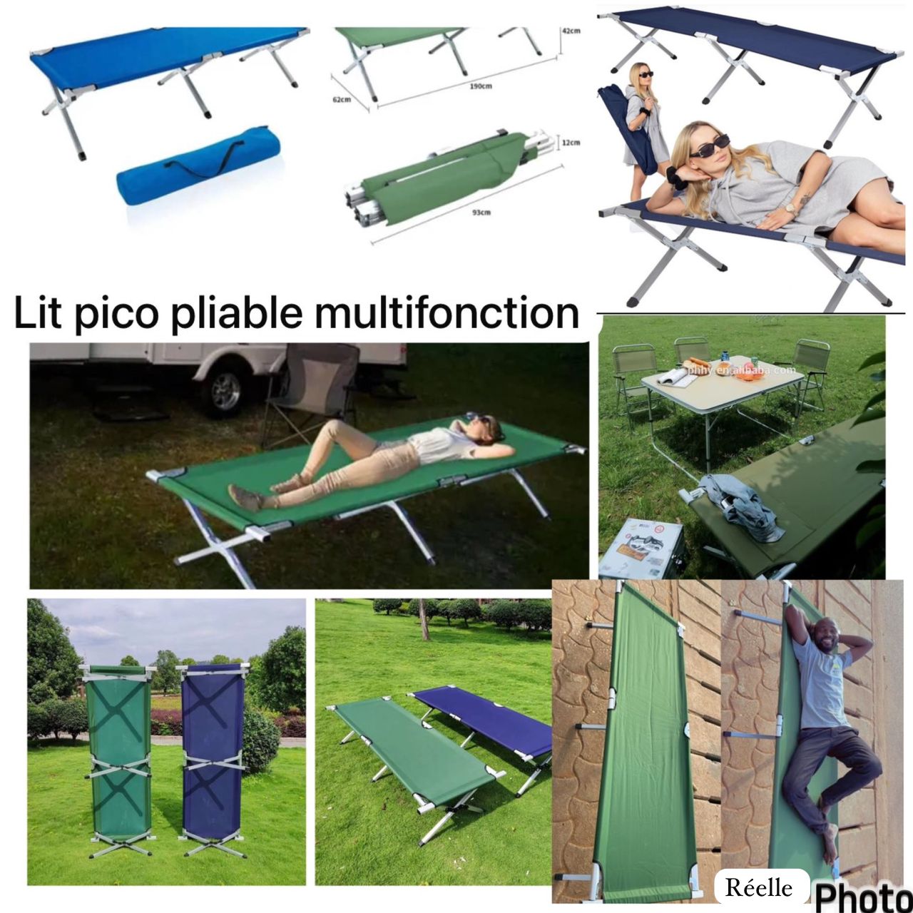 Lit pico pliable multifonction