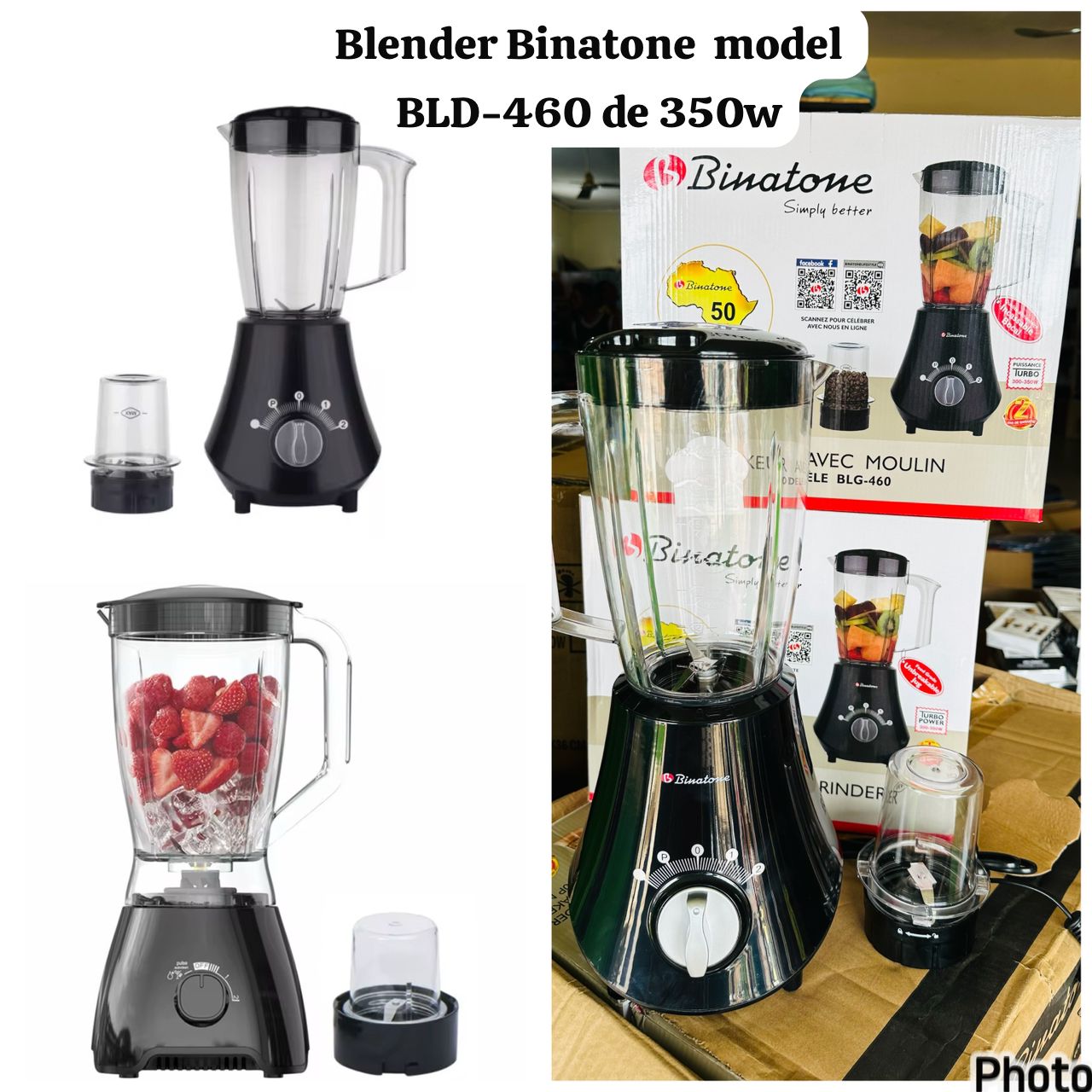 Blender Binatone  model BLD-460 de 350w