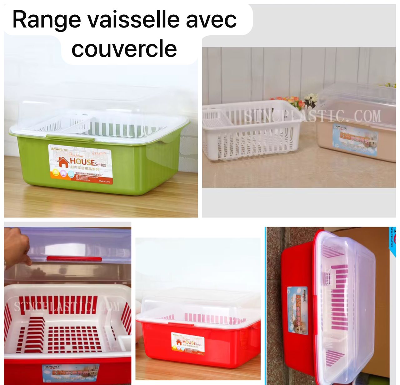 Range vaisselle avec couvercle