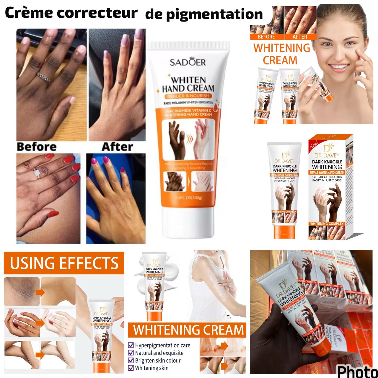 Crème correcteur de pigmentation