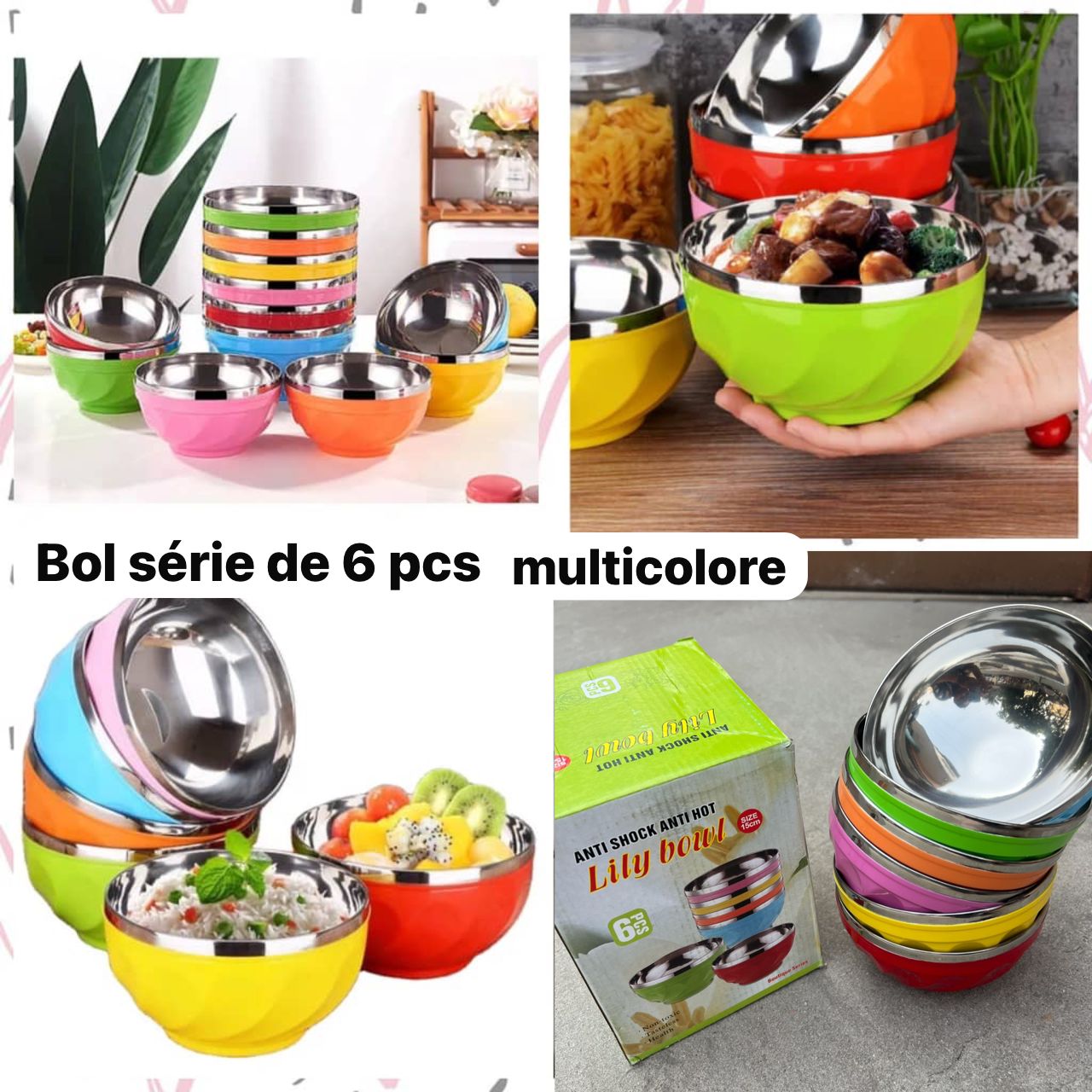 Bol de 6 pcs