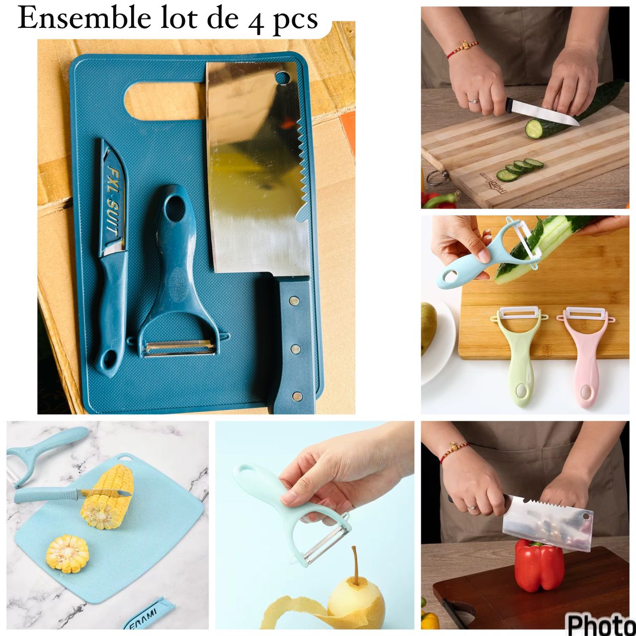 Couteau planche éplucheur