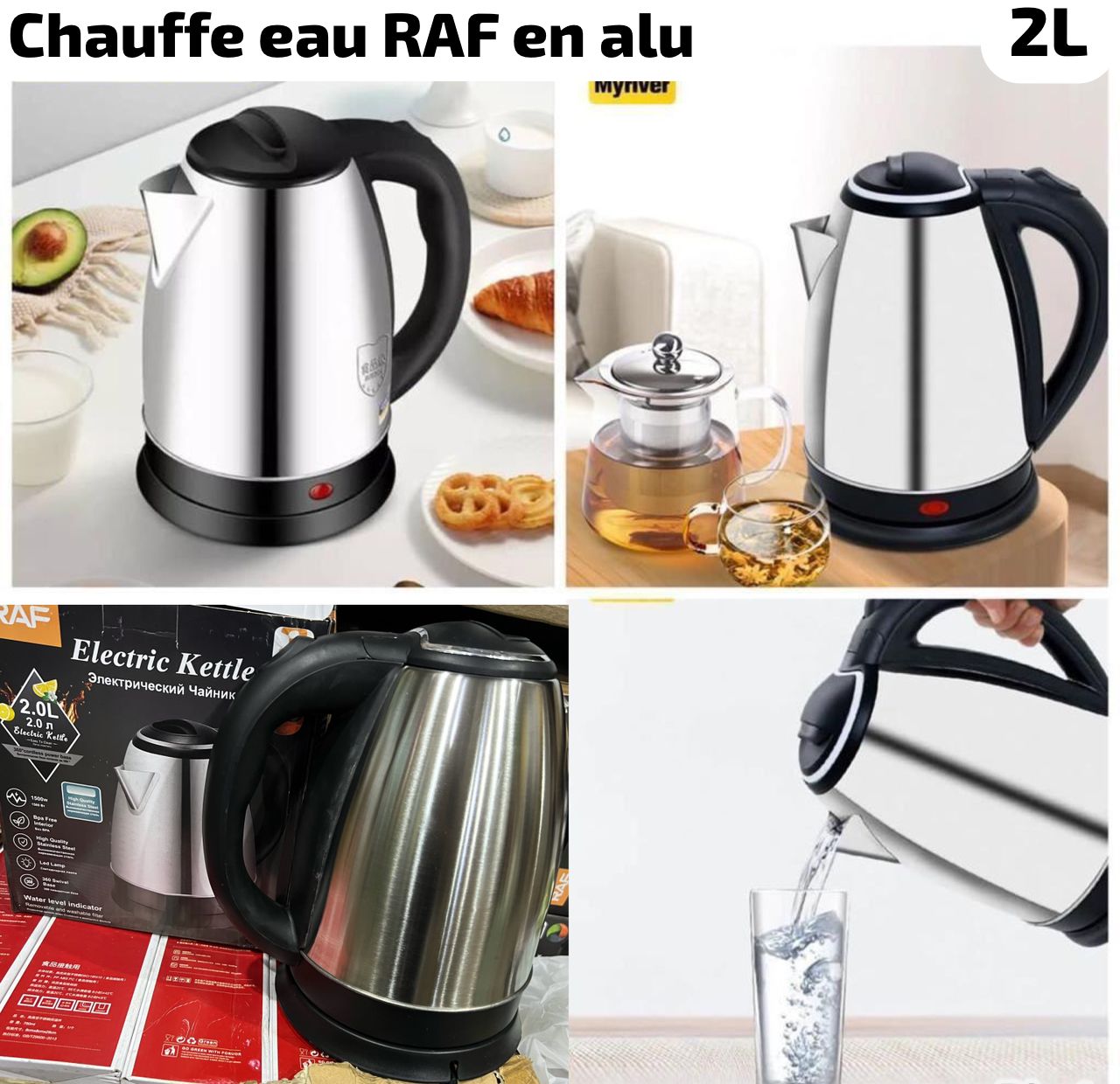 Chauffe eau RAF en aluminium