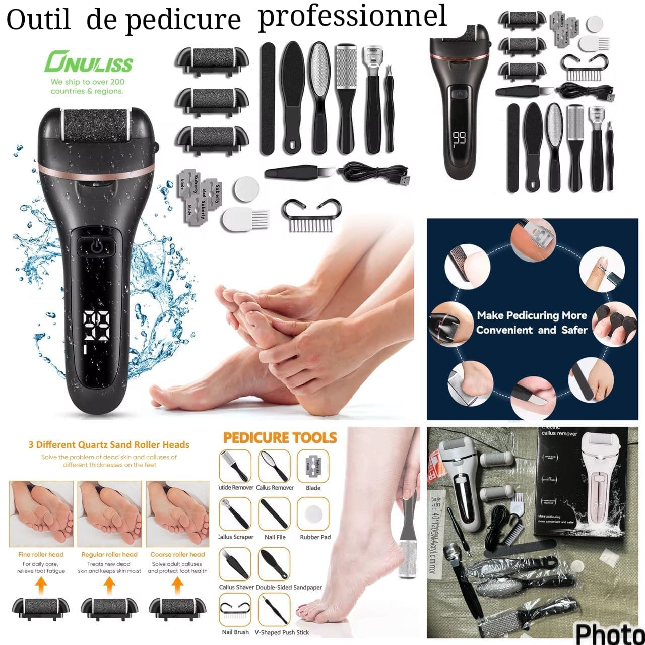 Outils de pédicure professionnel