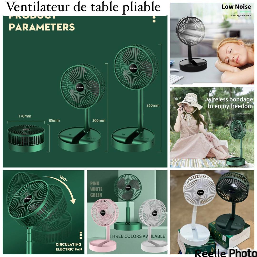 Super ventilateur de table pliable