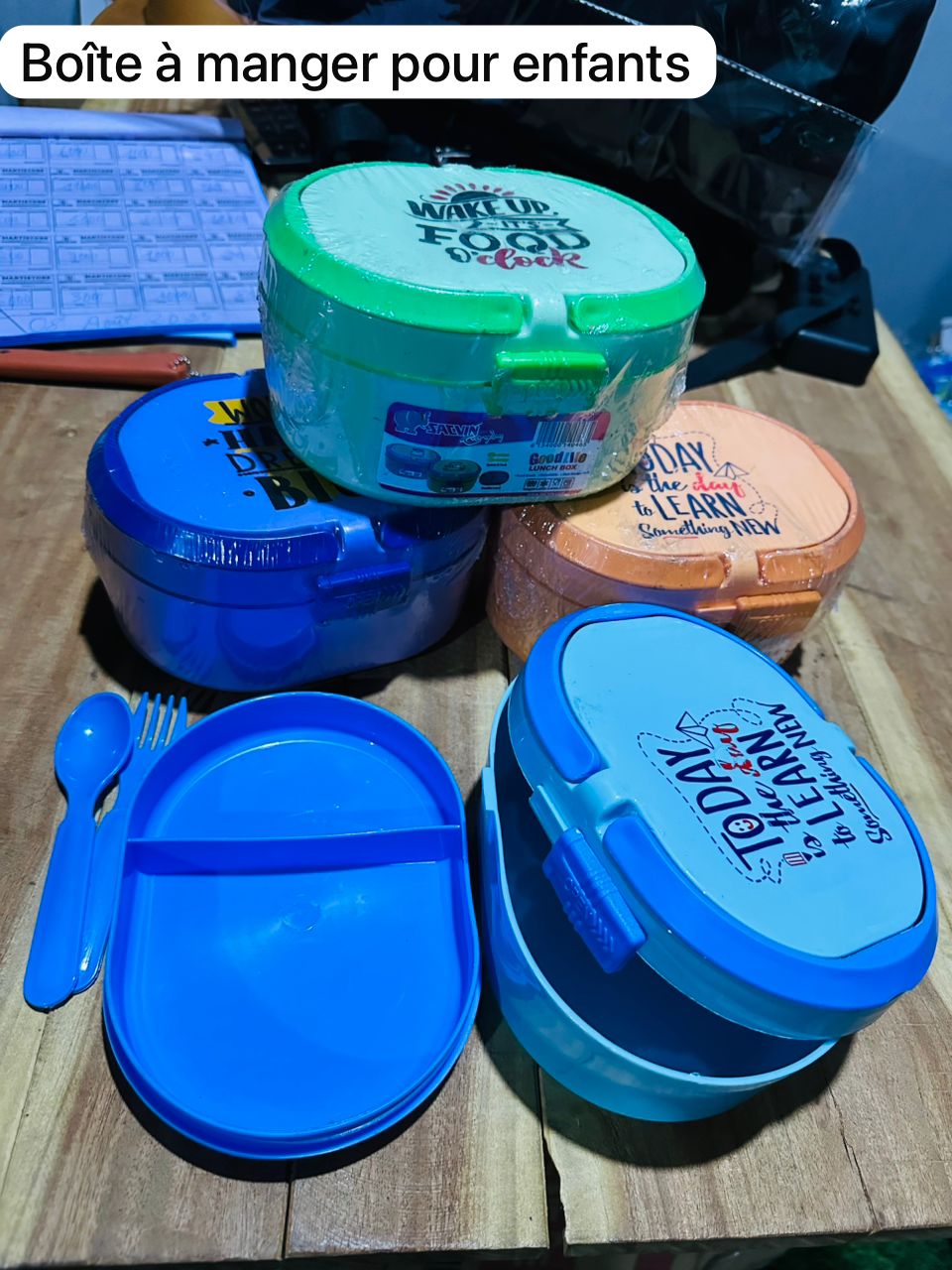 Boîte à manger 2en1
