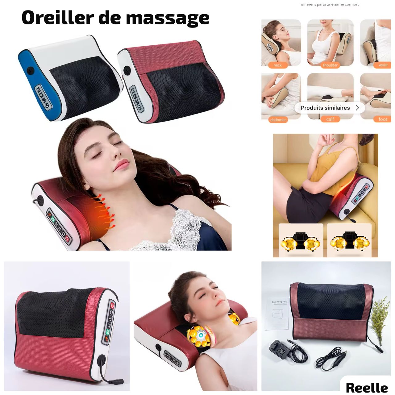 Oreiller de massage