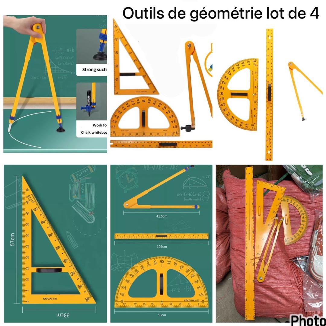 Outil géométrique lot de 4pcs