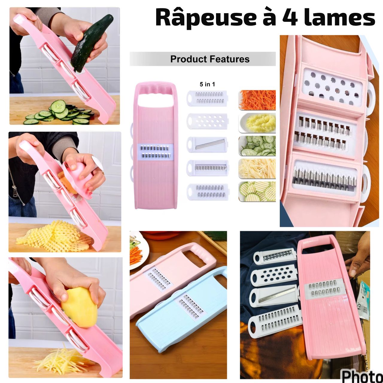 Râpeuse à 4 lame