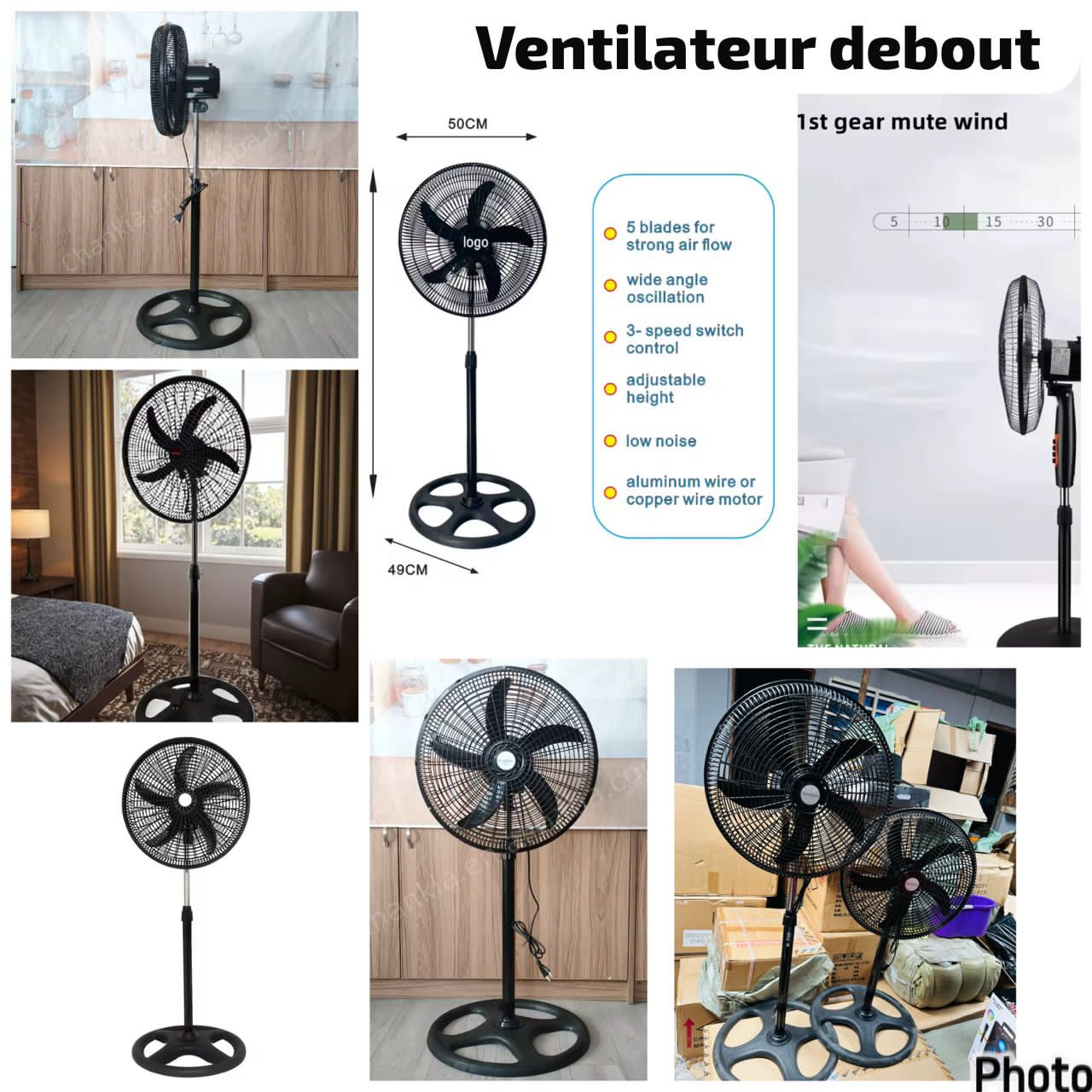 Ventilateur debout