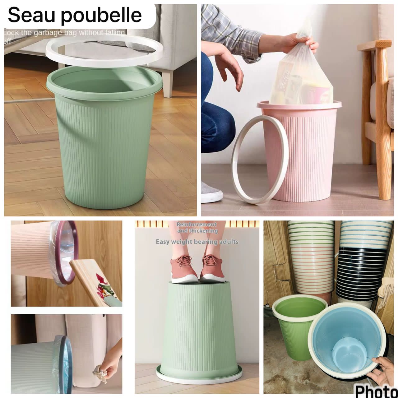 Seau poubelle