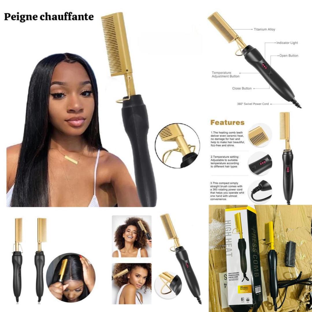 Peigne chauffante