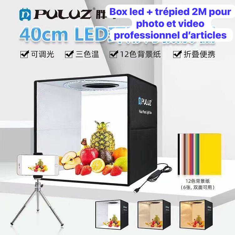 Box studio lumineux