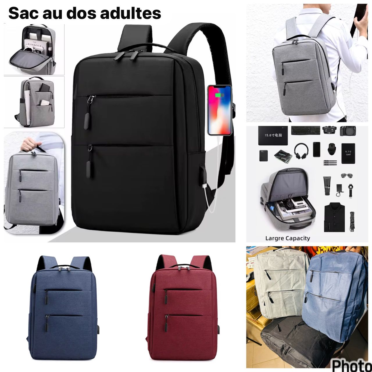 Sac au dos adulte