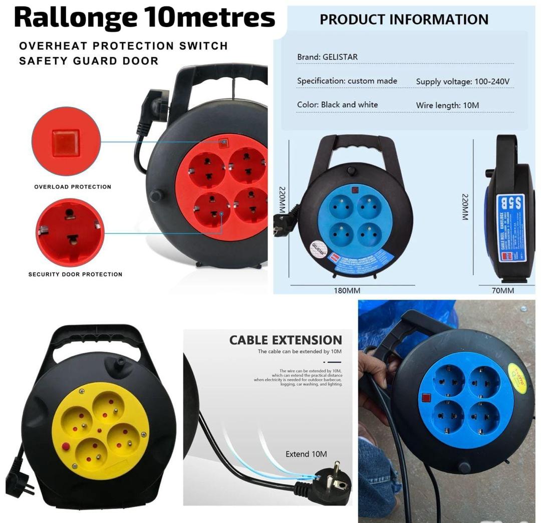 Rallonge électrique de 10m cadeau
