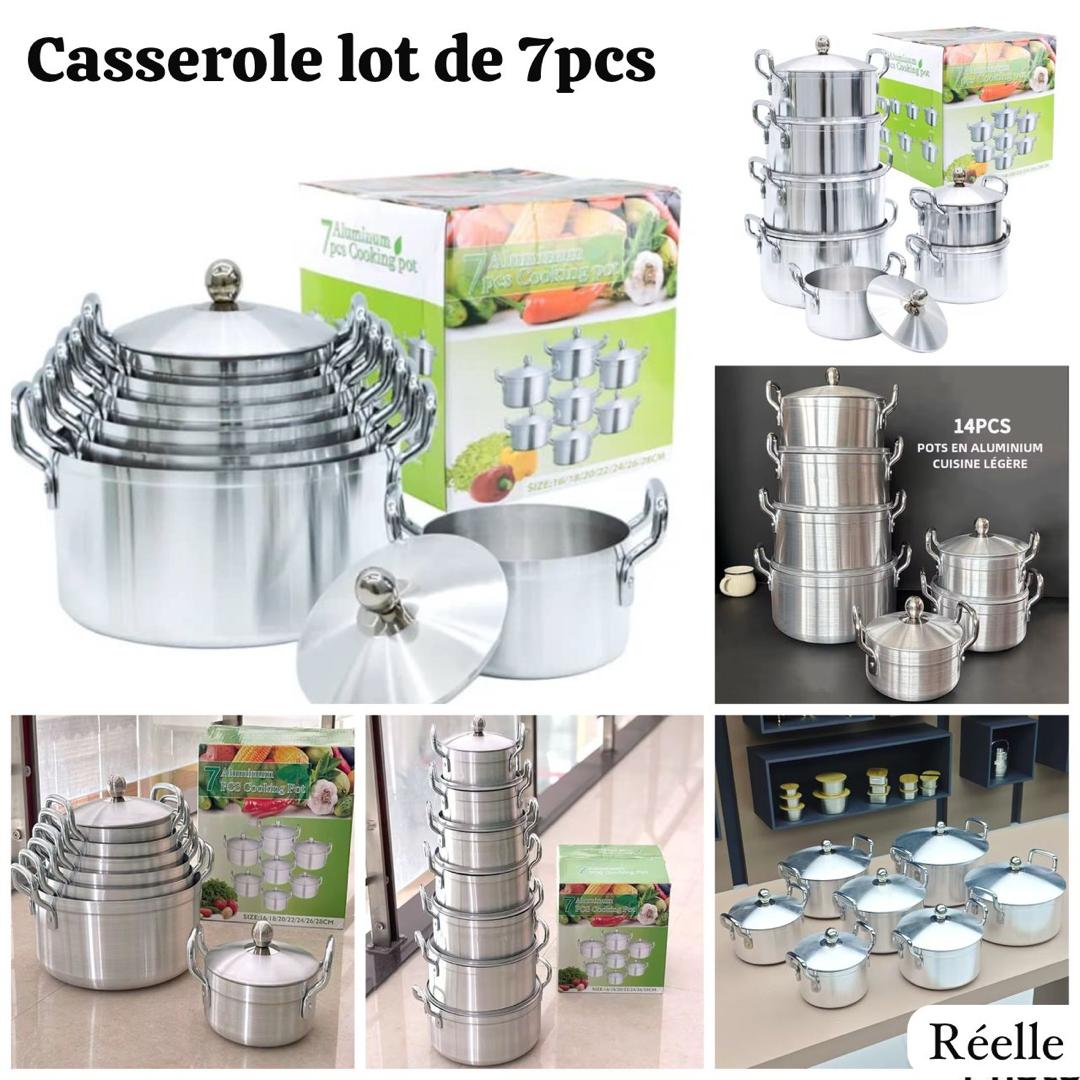 Casserole lot de 7pcs