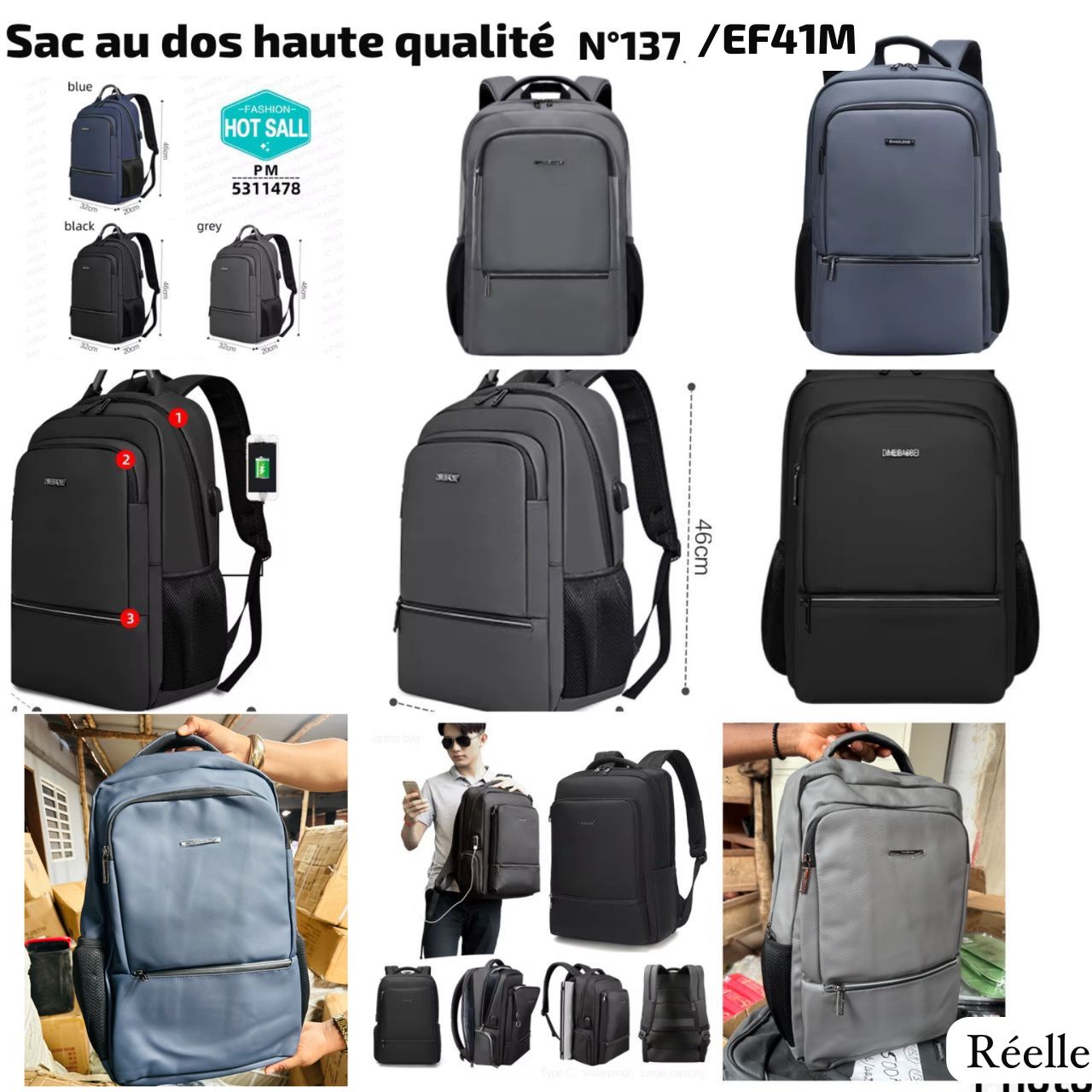 Sac de haut qualité n137/EF41M
