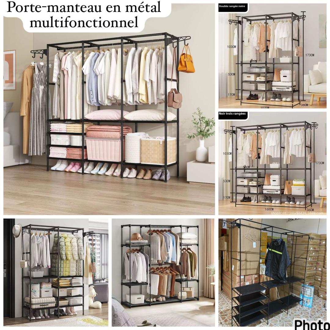 Porte-menteau 2 battants