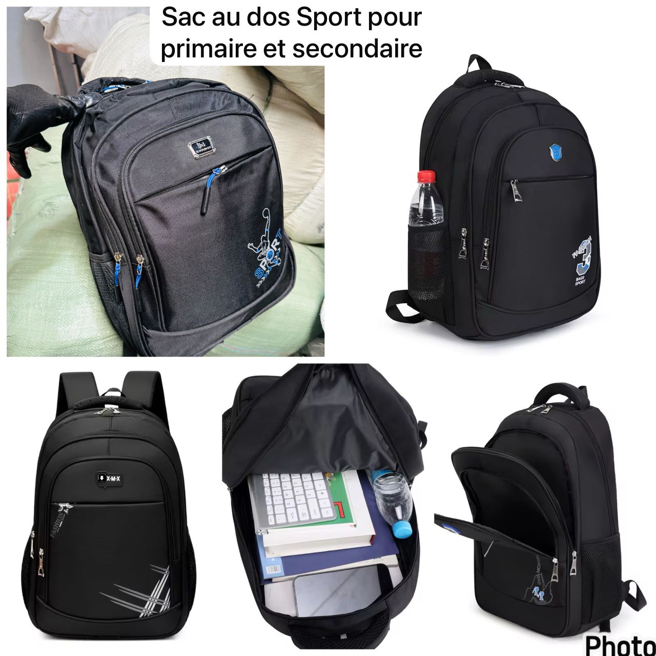 Sac au dos sport Pour primaire et secondaire de très bonnes qualités