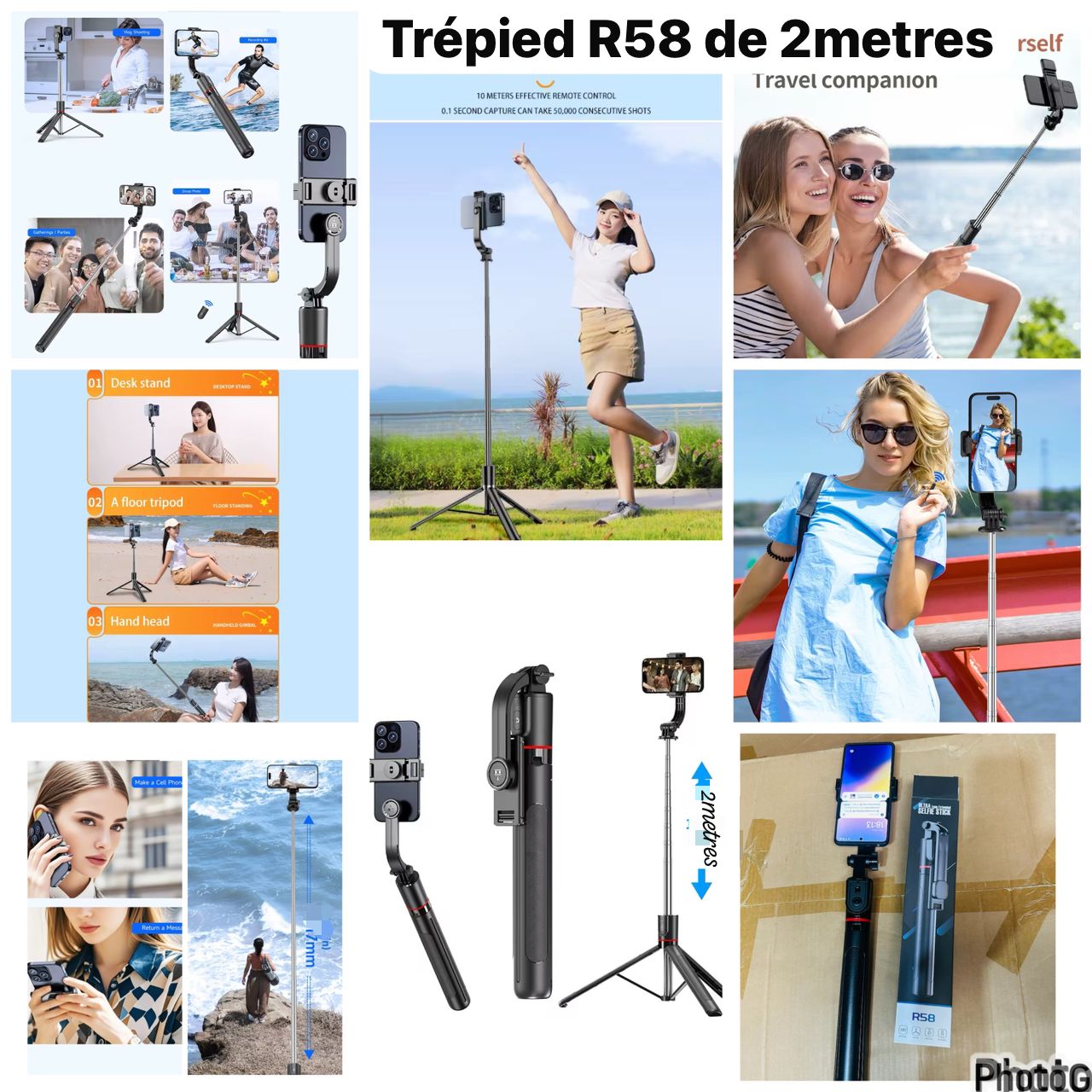 Trépied R58 de 2 mettre