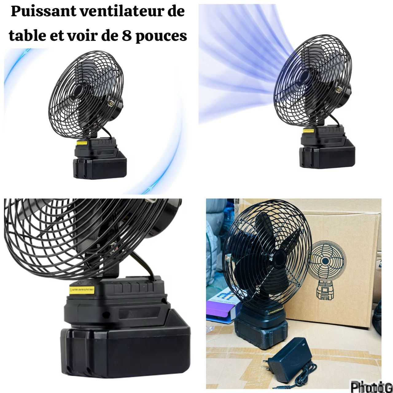 Ventilateur de table