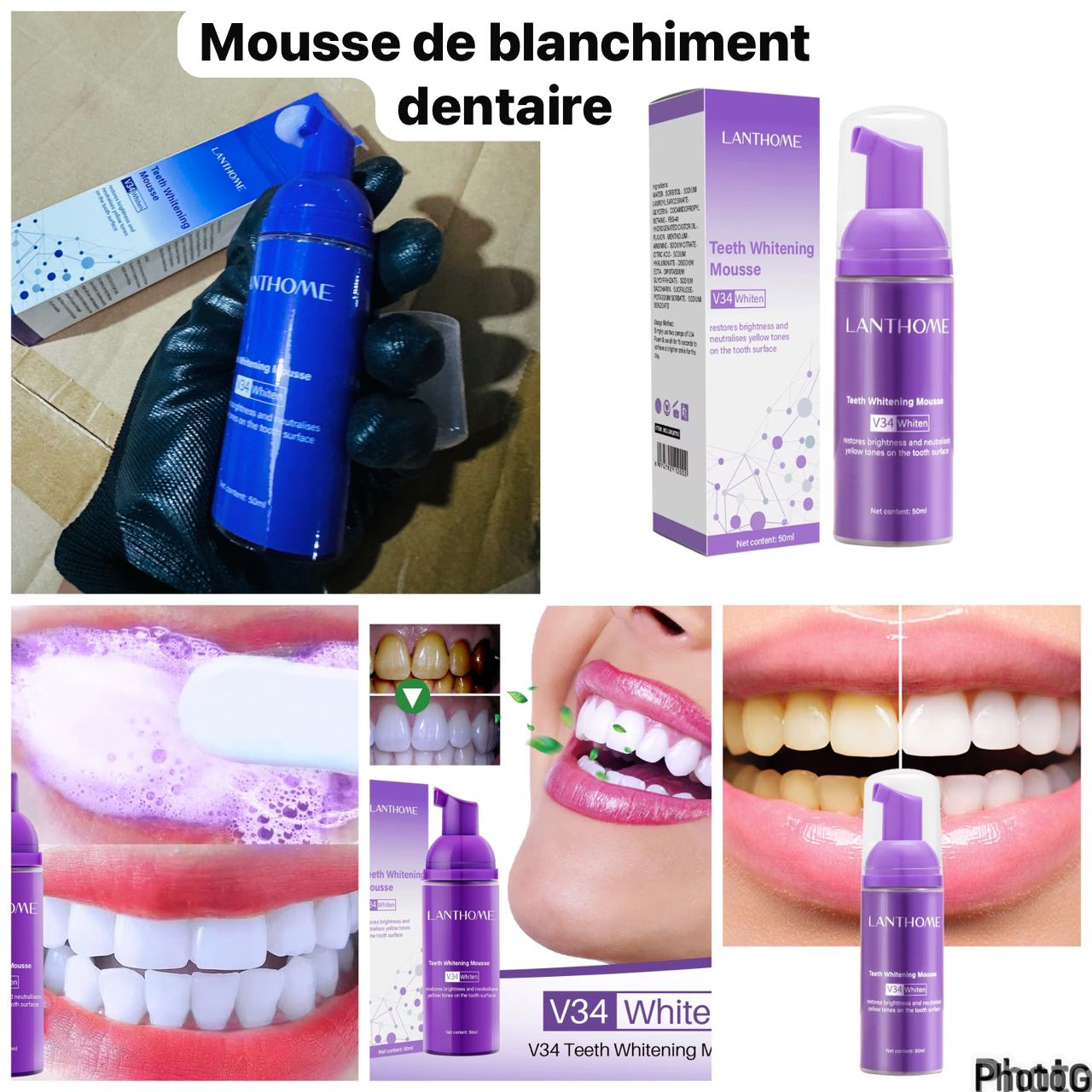 Mousse blanchissant