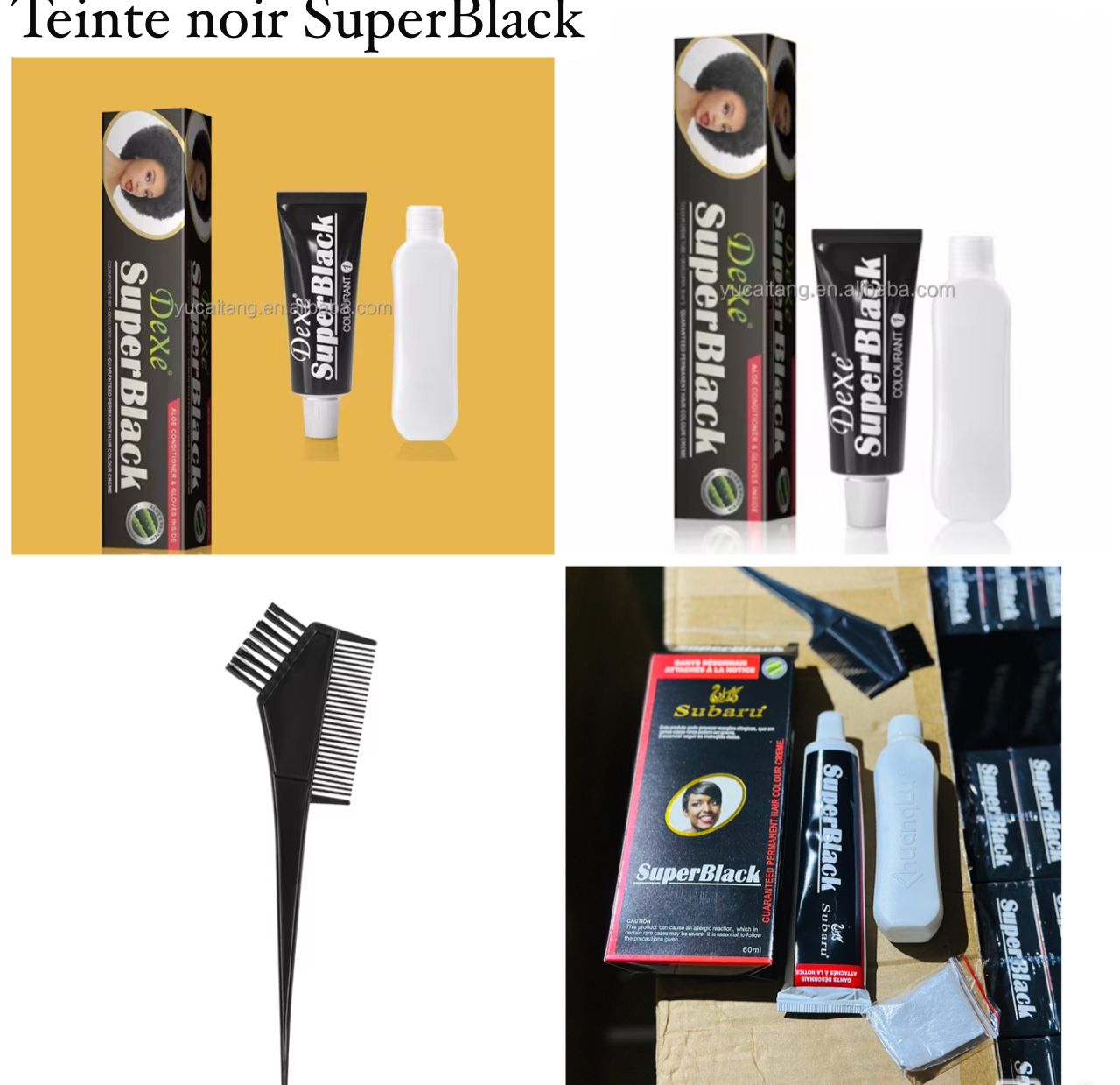 Teinte noir Super black
