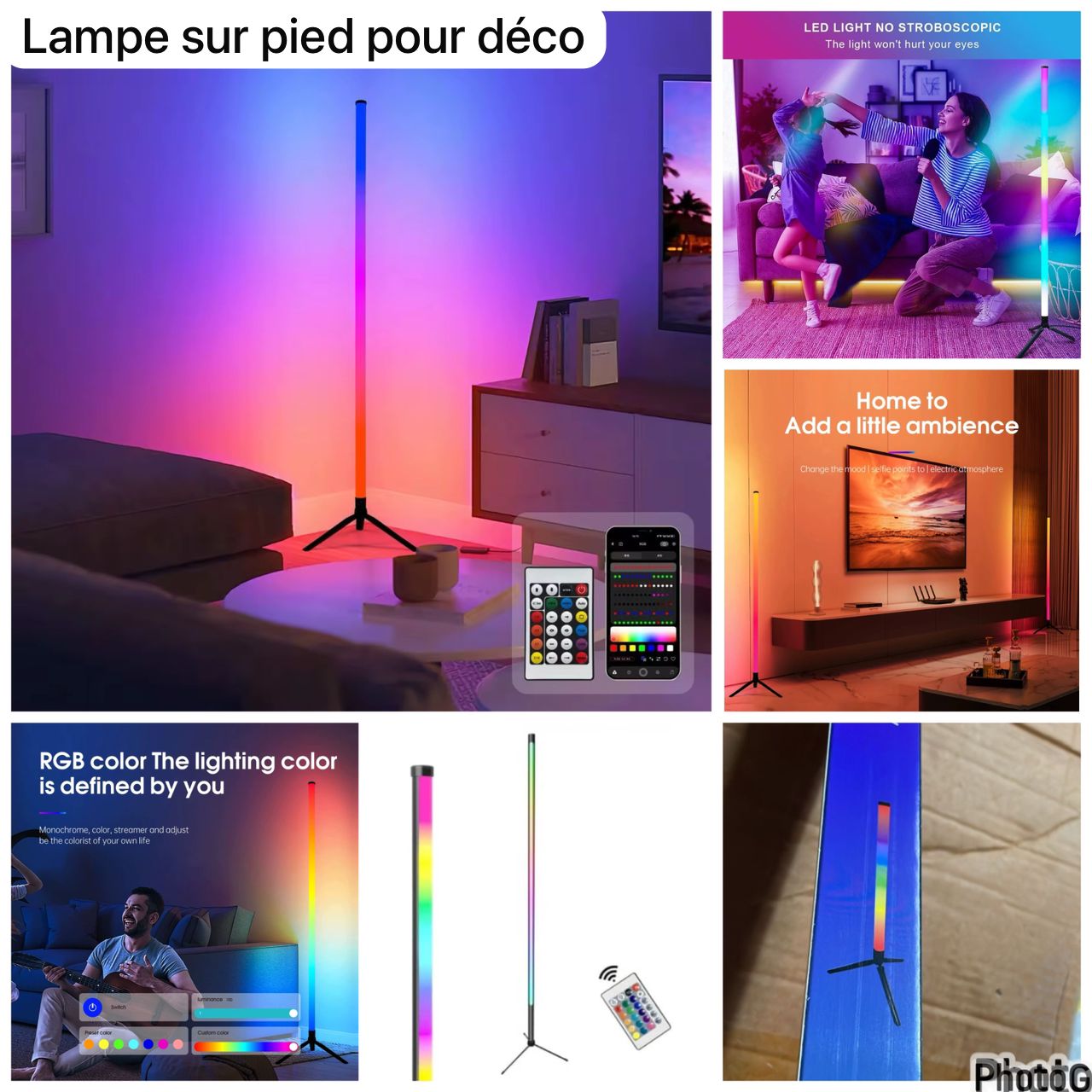 Lampe veilleuse multicolore