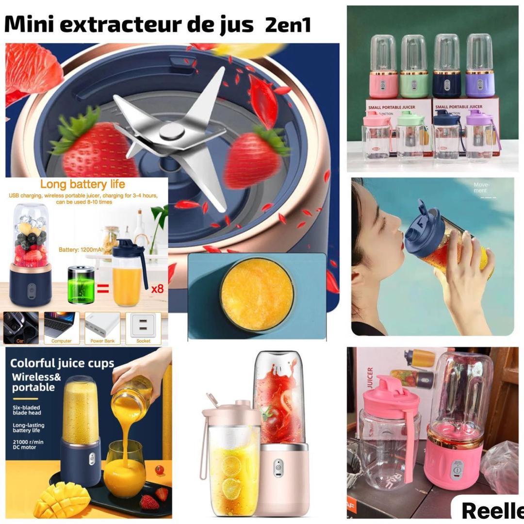 Mini extracteur de jus 2n1