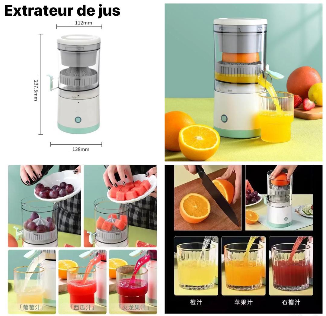 Extracteur de jus rechargeable