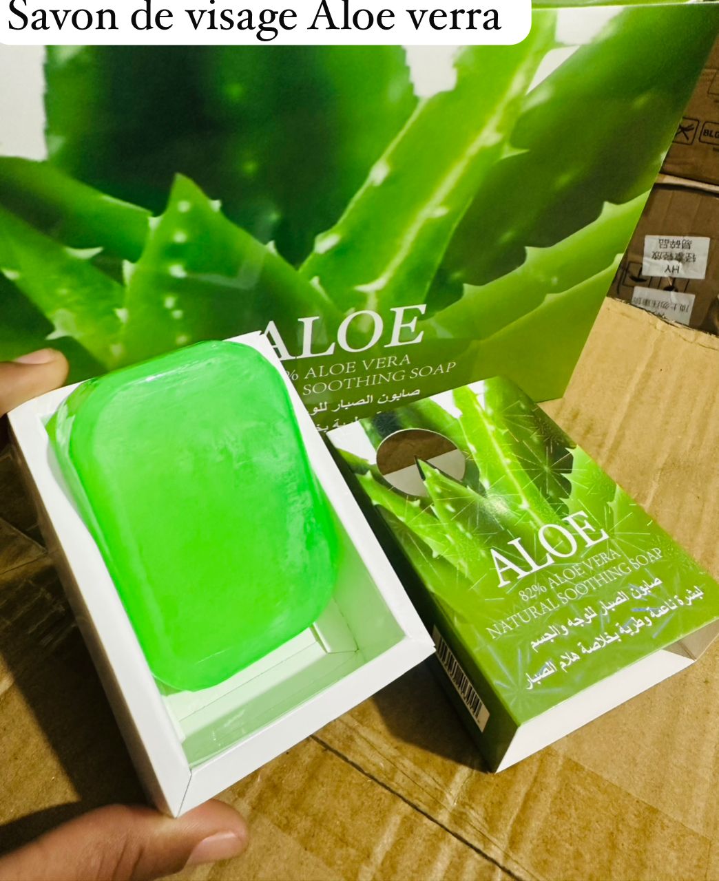 Savon de visage aloe Vera