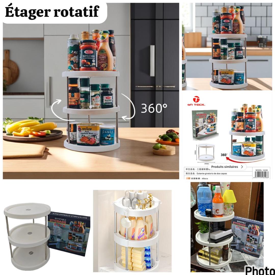 Étagère rotatif