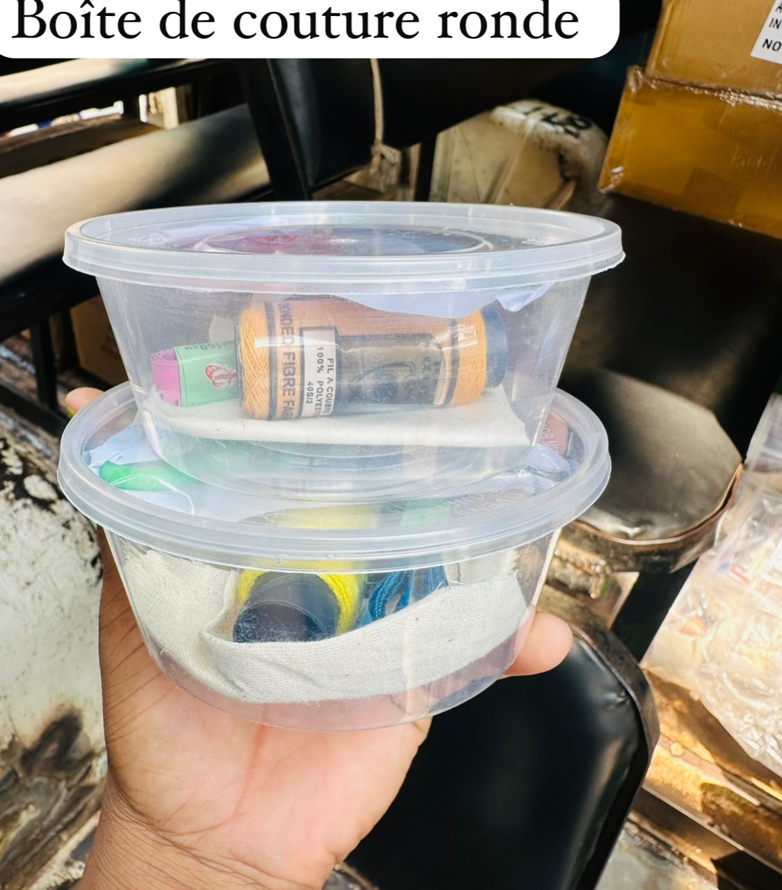 Boite à couture rond