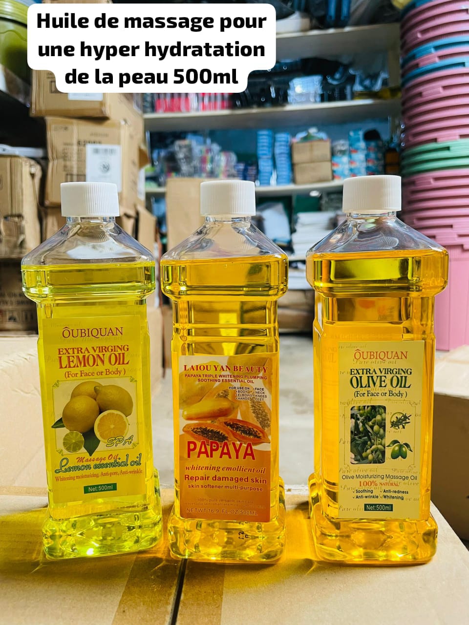 Huile de massage pour hydrater