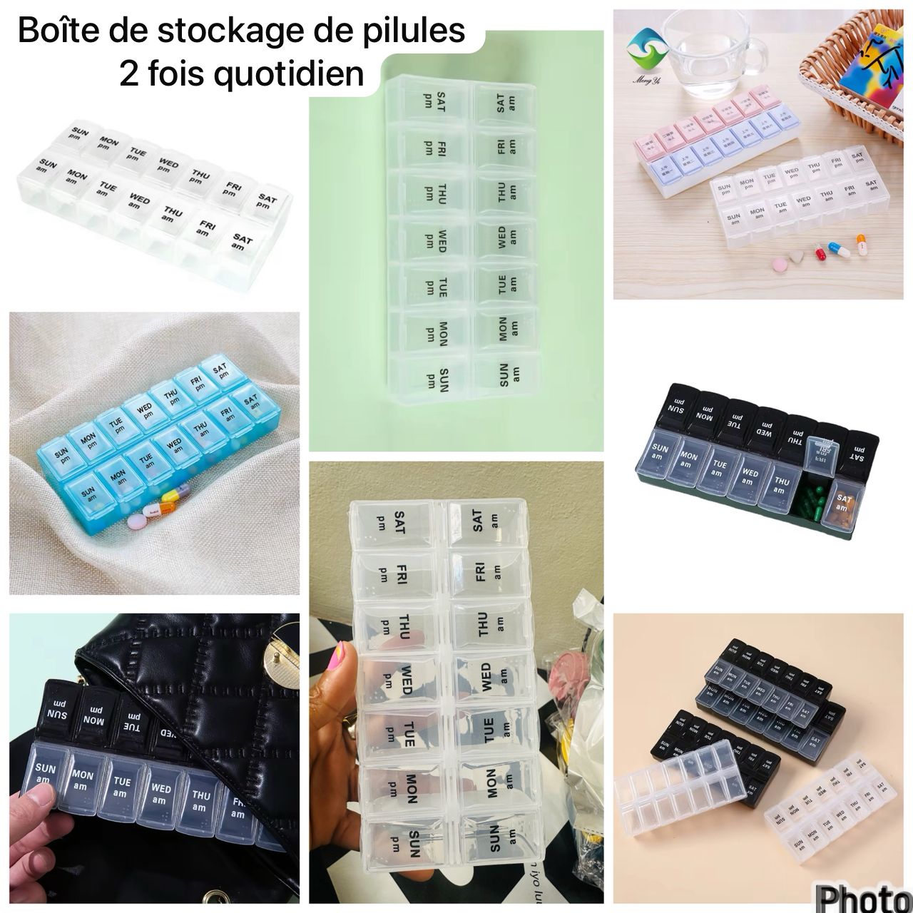 Boite de Stock de pilule