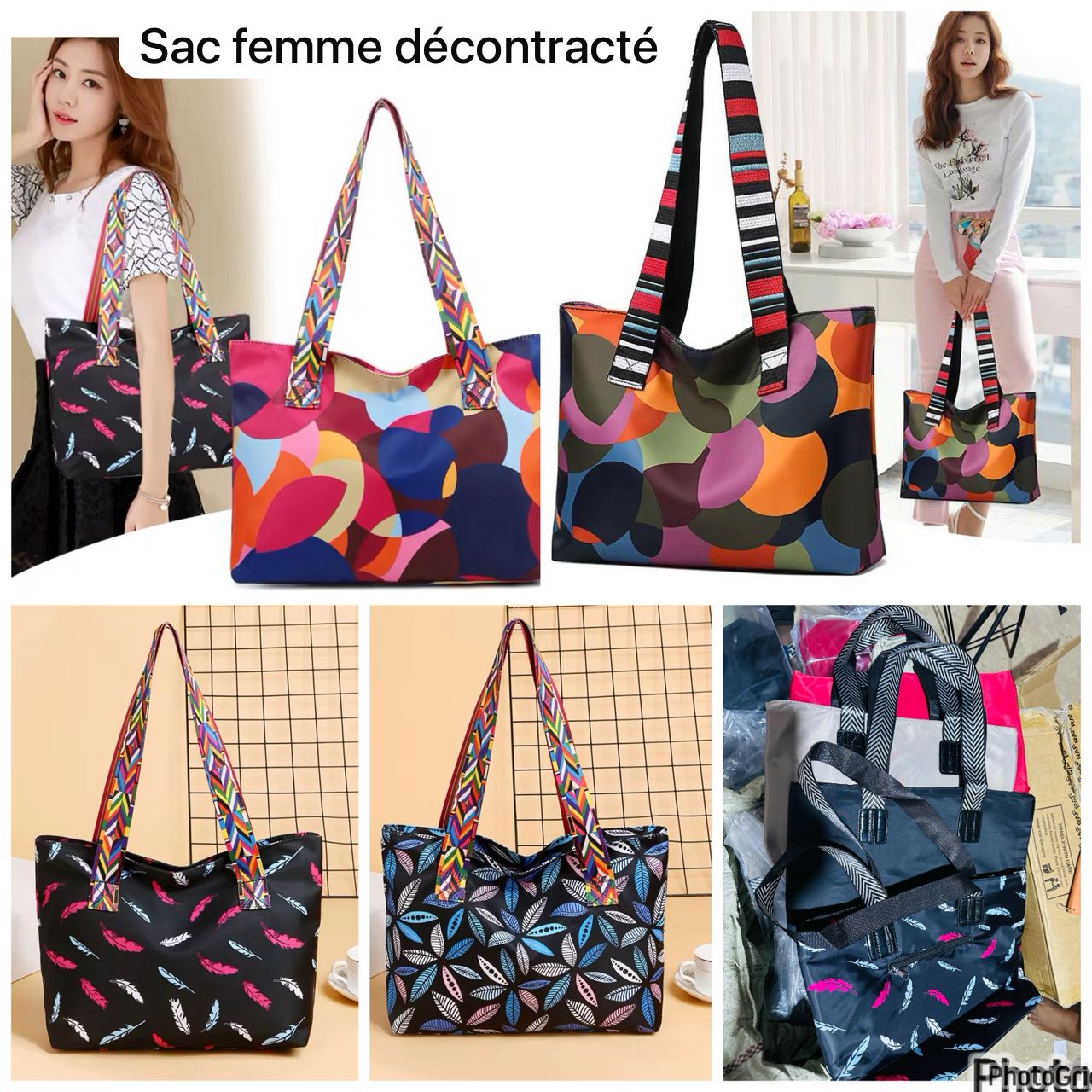 Sac à main d contracté