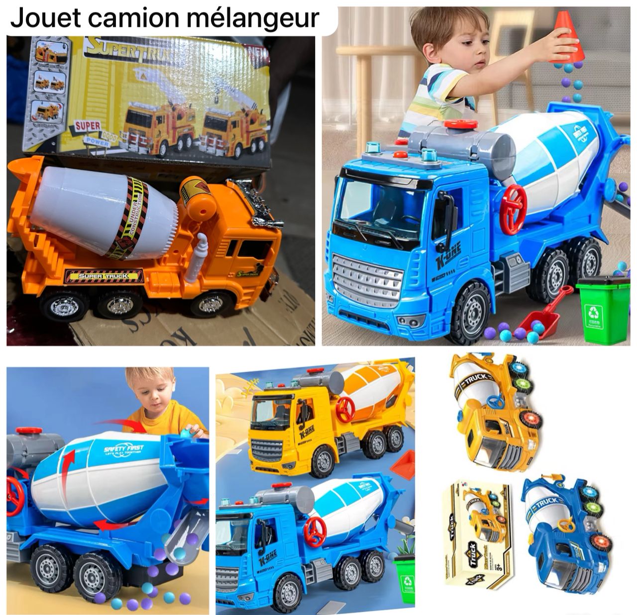 Jouet camion mélangé disponible